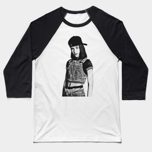 Aaliyah Simple Engrved Baseball T-Shirt